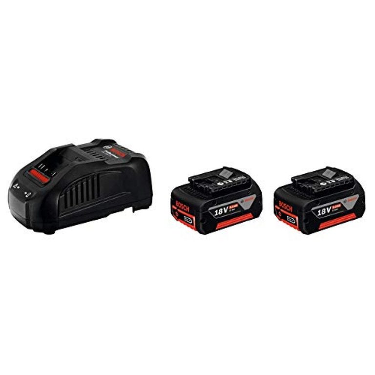 Batteries GBA Bosch Professional 18V 2 Lithium-ion 2×5.0Ah Classe énergétique A+ 1600A00B8J