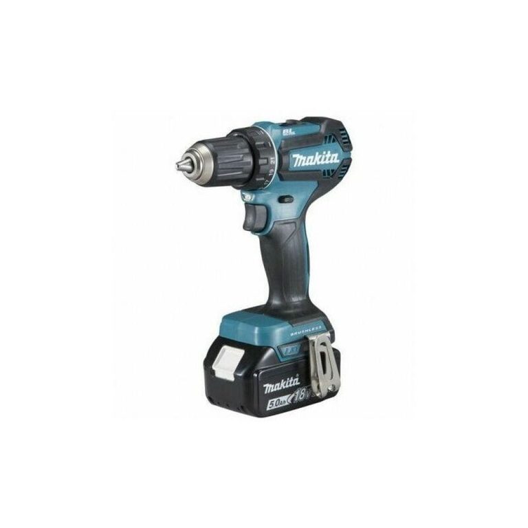 Perceuse visseuse Brushless 18V Li-Ion 2 batteries 5Ah BL1850B Ø 13 mm - Makita