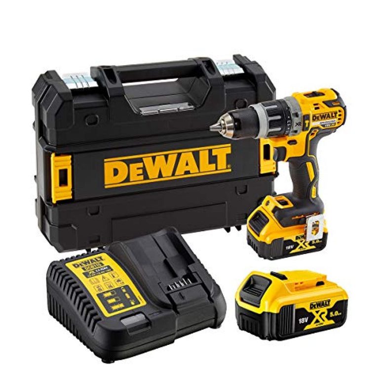 DEWALT 18 V 5 Ah - 2 Batteries - XR -DCD796P2-QW Perceuse-Visseuse a Percussion - Brushless -